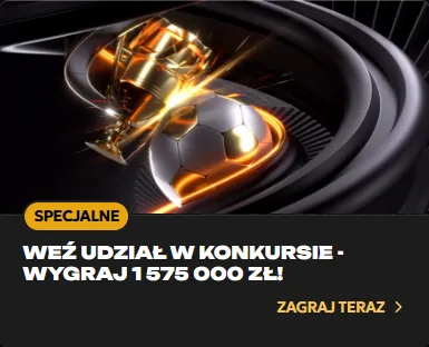 Zakłady sportowe w Spinsy kasyno Spinsy kasyno – karta konkursu z pucharem i piłką na czarnym tle